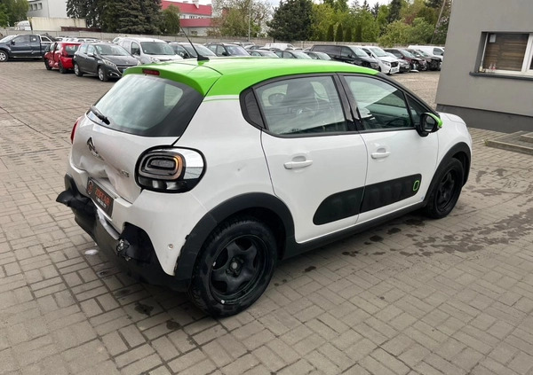 Citroen C3 cena 17700 przebieg: 198958, rok produkcji 2018 z Wojnicz małe 137